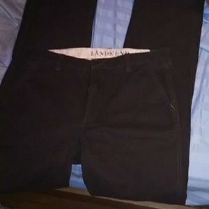 BRAND NEW LANDS END brown pants